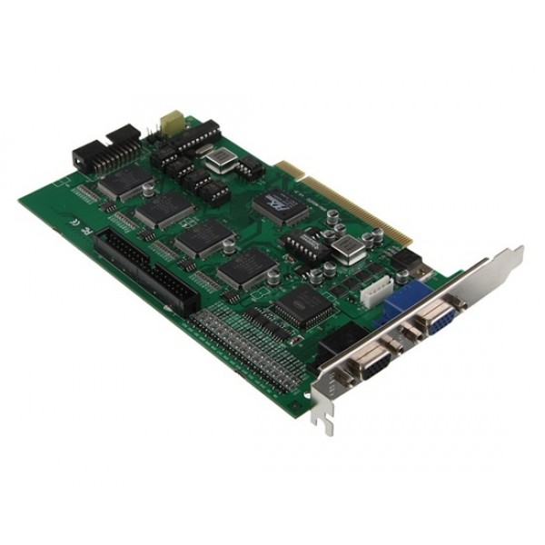 16 Channel 120 FPS DVR PCI Video Capture Card Supports both PAL and NTSC Standards (Green)