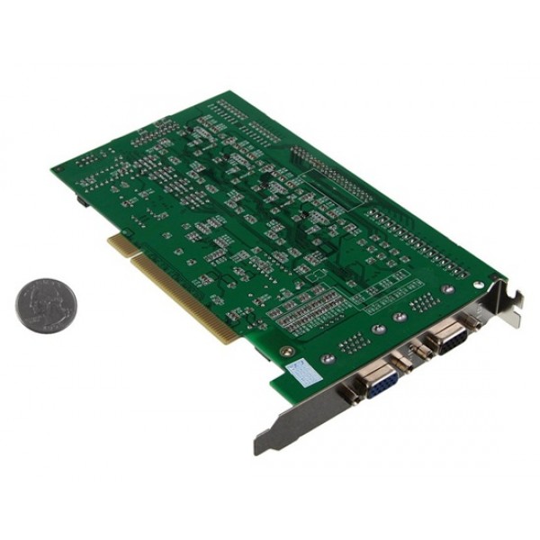 16 Channel 120 FPS DVR PCI Video Capture Card Supports both PAL and NTSC Standards (Green)