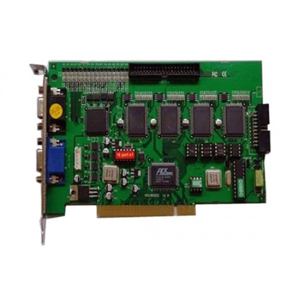 16 Channel 120 FPS DVR PCI Video Capture Card Supports both PAL and NTSC Standards (Green)