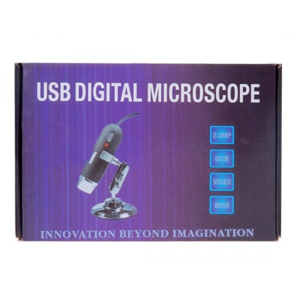 800X USB 2.0 Digital Microscope Webcam (Black)