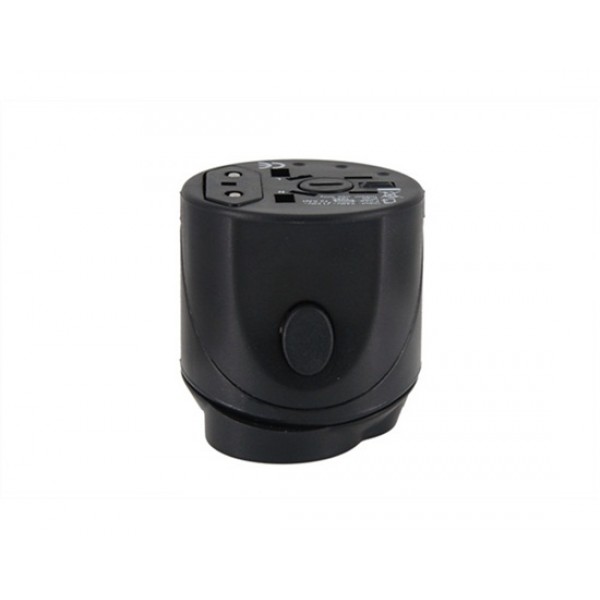 Universal Travel Power Plug Adapter (Black)