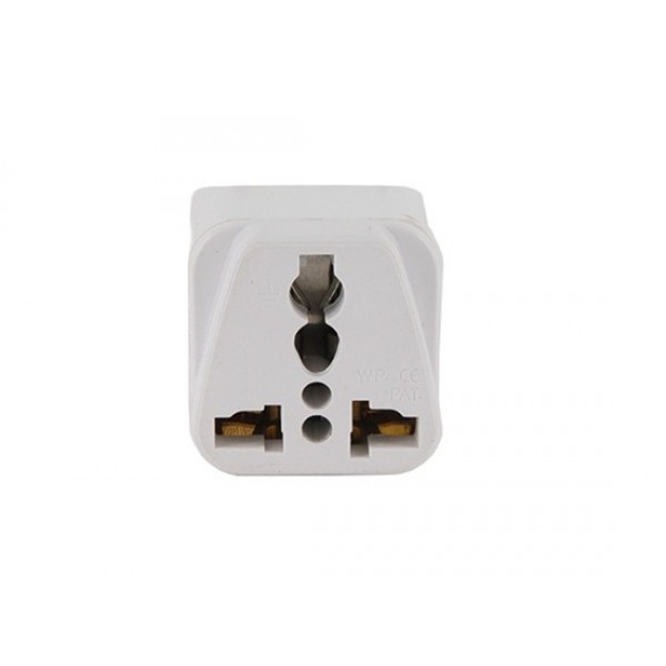 Italian Plug Adapter Adaptor (White)