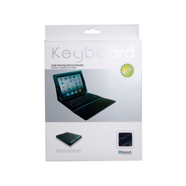 2-in-1 Bluetooth Keyboard & Case for iPad 2, The new iPad & iPad 4 (Black)