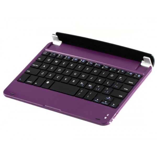 Ultra-slim Mini Bluetooth 3.0 Keyboard for iPad Mini (Purple)