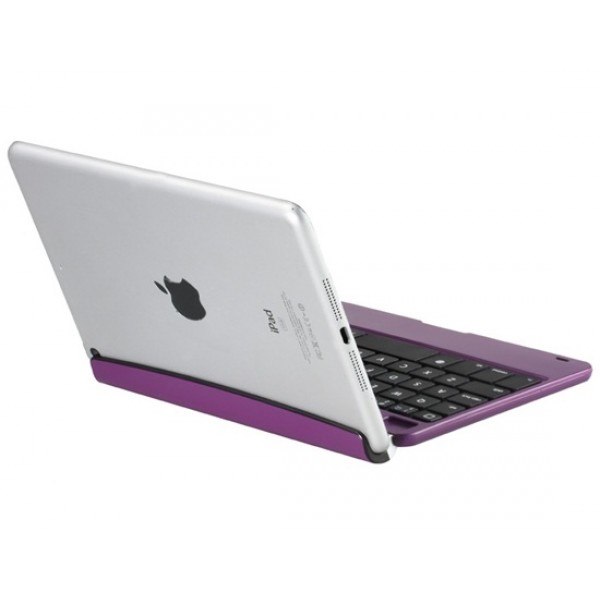 Ultra-slim Mini Bluetooth 3.0 Keyboard for iPad Mini (Purple)