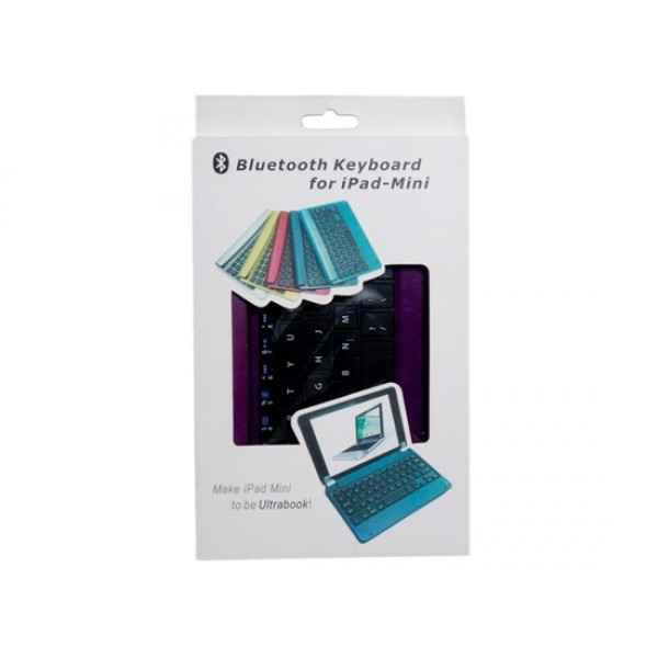 Ultra-slim Mini Bluetooth 3.0 Keyboard for iPad Mini (Purple)