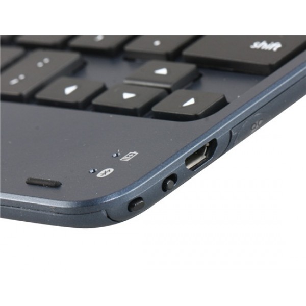 Ultra-slim 7.7 mm Bluetooth3.0 Keyboard for iPad Mini, Android Tablet PCs (Blue)