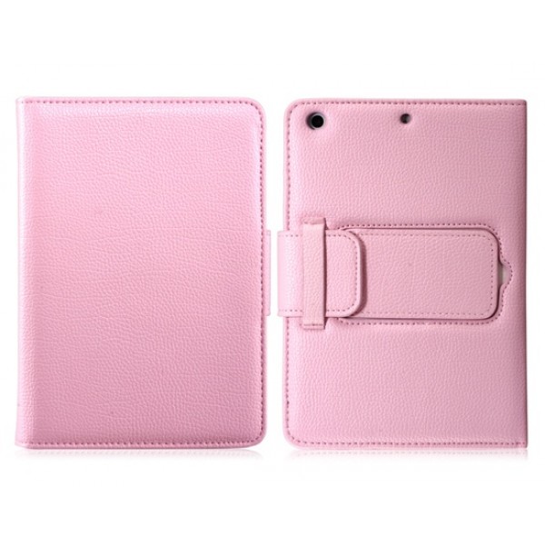 Faux Leather Flip Case with Built-in Blu...