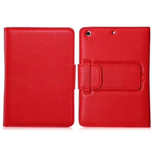 Faux Leather Flip Case with Built-in Blu...