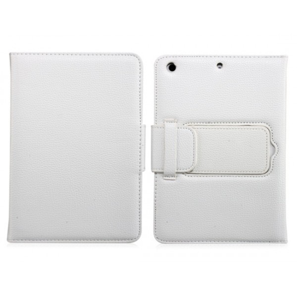 Faux Leather Flip Case with Built-in Blu...