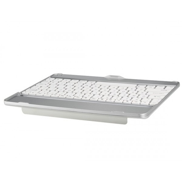 Ultra-Thin Mobile Wireless Bluetooth Aluminium Alloy Keyboard for iPad Air (White)