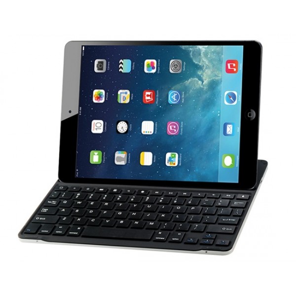 BK3016-B Ultra-Thin Wireless Bluetooth Keyboard with Mount Stand Function for iPad 2 / New iPad (Black)