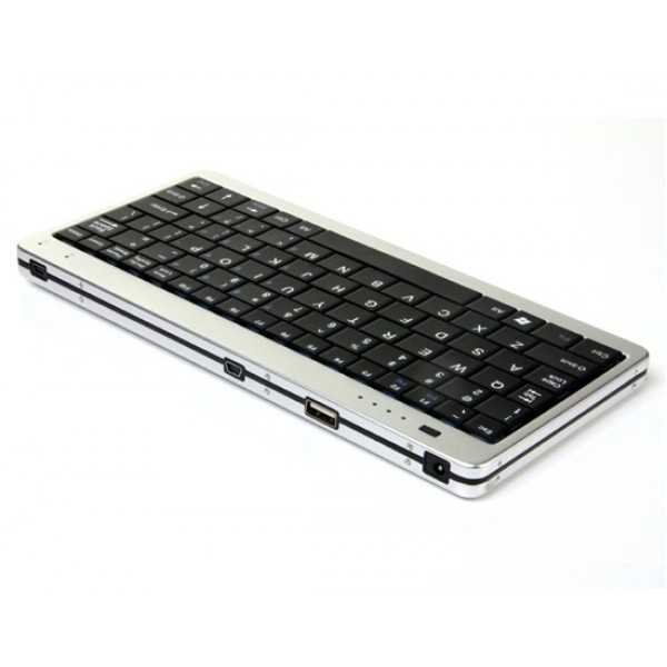 10,000mAh Rechargeable External Battery Charger with Keyboard (Black)