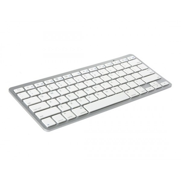 Wireless Bluetooth Keyboard for iPad (White)