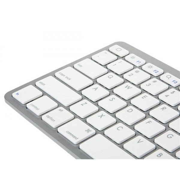 Wireless Bluetooth Keyboard for iPad (White)