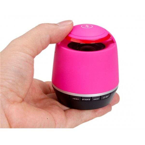 MUSIC S05 Mini Wireless Bluetooth Speaker with TF Card Reader for iPhone, iPad, PC (Pink)