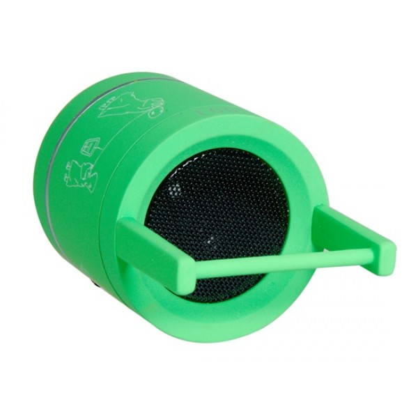 S001 Vintage Bucket Shaped Wireless Bluetooth Speaker with TF Card Reader (Green)