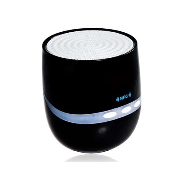 TT026 NFC High Quality Wireless Bluetooth Speaker with LED Light (Black)