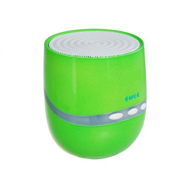 TT026 NFC High Quality Wireless Bluetooth Speaker with LED Light (Green)