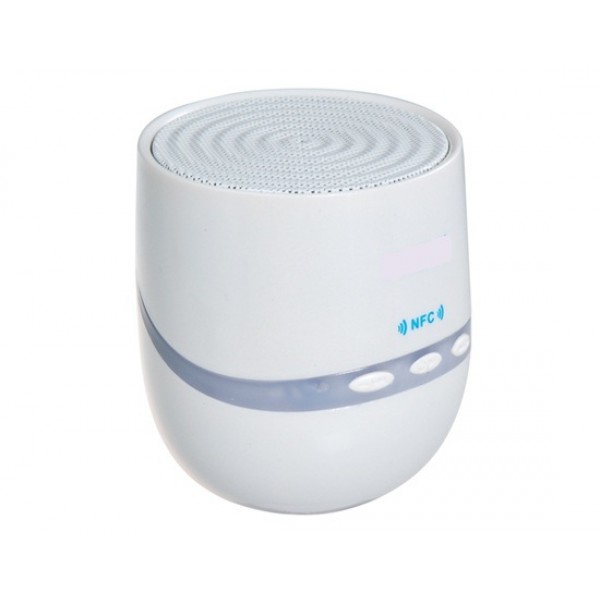 TT026 NFC High Quality Wireless Bluetooth Speaker with LED Light (White)