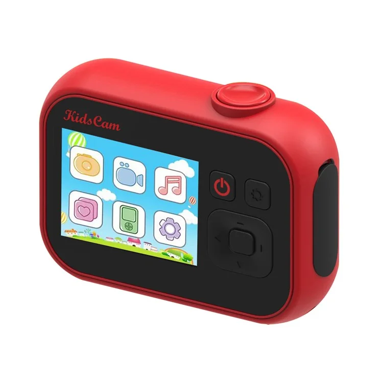 Children Digital Camera 1080P High Resolution 2.0inch Screen Auto Focus Educational Toy - Red