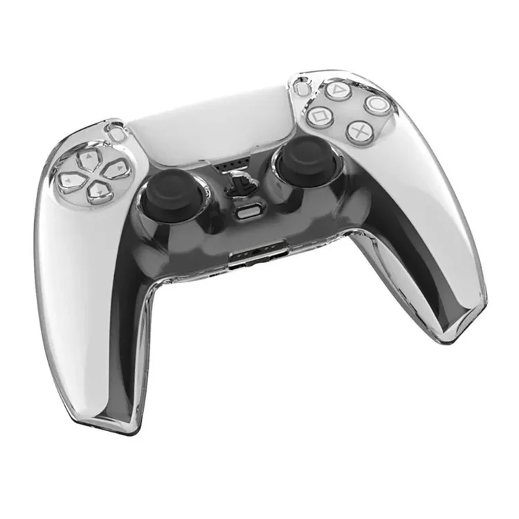 For PS5 Game Controller Transparent PC Cover Gamepad Splittable Protective Case