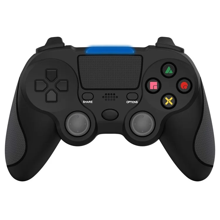 Wireless Controller for Playstation 4/Pro/Slim/PC Built-in Rechargeable 600mAh Battery Joystick with Double Vibration and TouchPad - Black