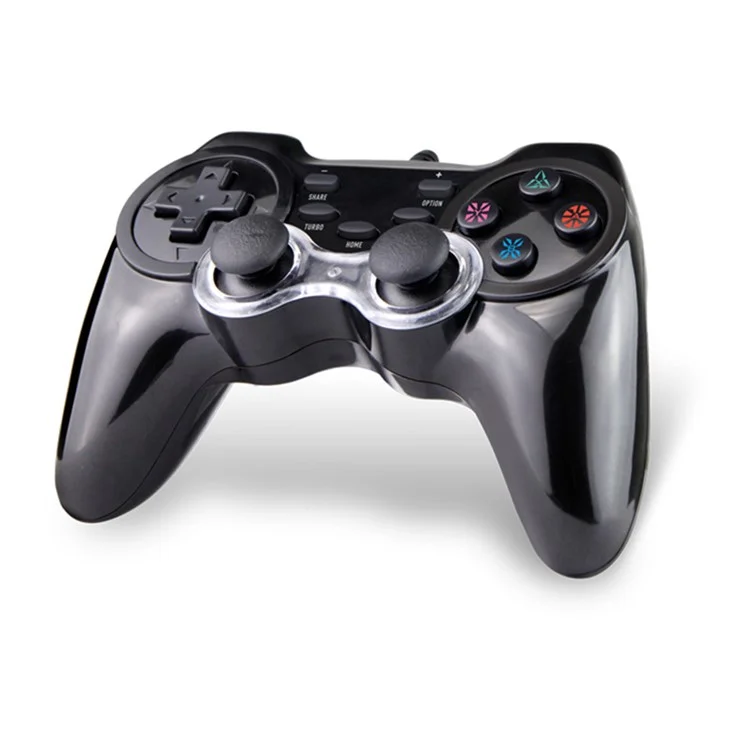 HY-9018 USB Wired Gamepad Six-Axis Gyroscope Dual Vibration Game Controller for PS4 / PS3 / Nintendo Switch / PC / PC360 / Android