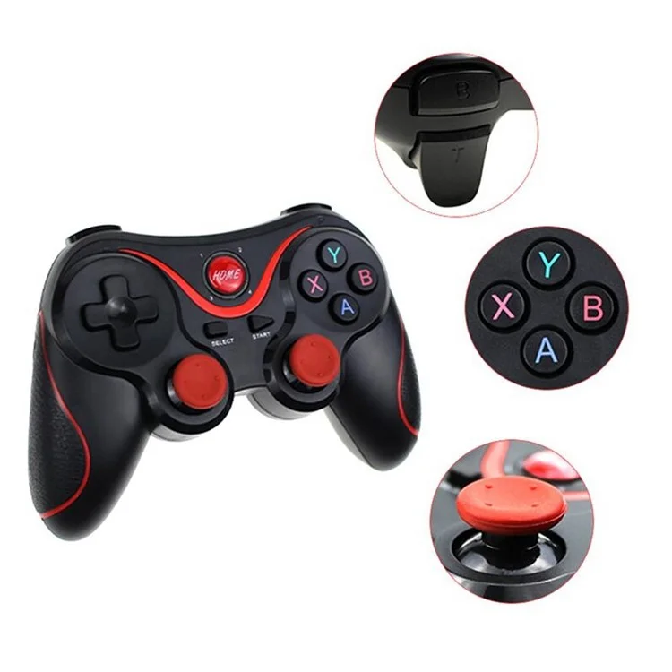 X3 Wireless Bluetooth Gamepad Handle Controller, Support iOS Android Windows Systems