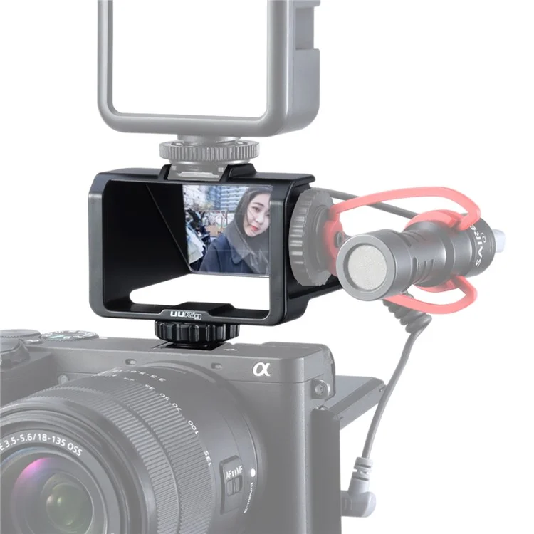 UURig R031 Camera Vlog Selfie Flip Screen Bracket for Mirrorless Periscope Solution A6300 A6000 Sony A73 A7 A6500 A72