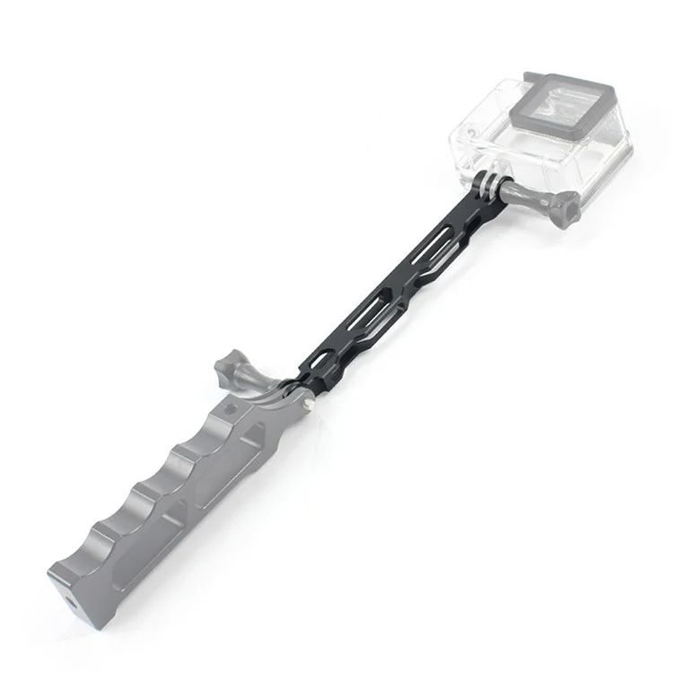 Q25577 for Gopro Hero 9/8/7/6 Aluminium Alloy Extension Arm Helmet Mount Lengthened Rod - Black