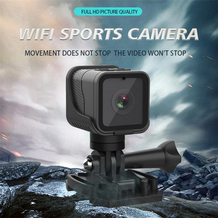 CS03HD 1080P Action Camera WiFi Sports Camera Outdoor Waterproof Camera Home Security Wireless Camera Support Motion Detection