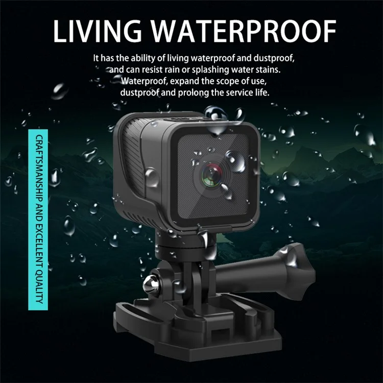 CS03HD 1080P Action Camera WiFi Sports Camera Outdoor Waterproof Camera Home Security Wireless Camera Support Motion Detection