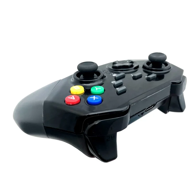 Switch PRO controller Wireless Bluetooth Gamepad for Switch Console with TURBO Keys Grinding and PC/Android - Black